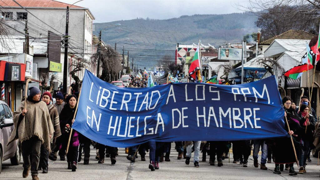 Prigionieri politici mapuche in sciopero della fame e della sete al punto critico